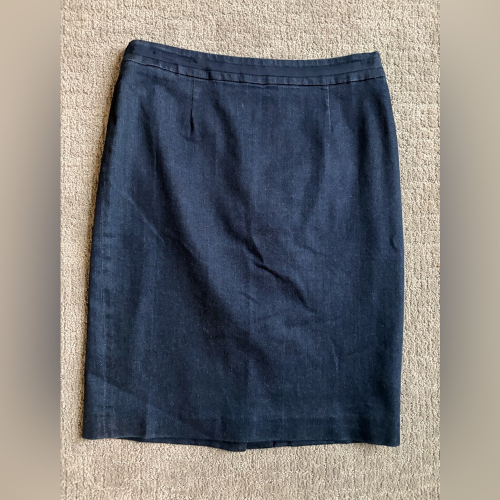 Boden Navy Pencil Skirt